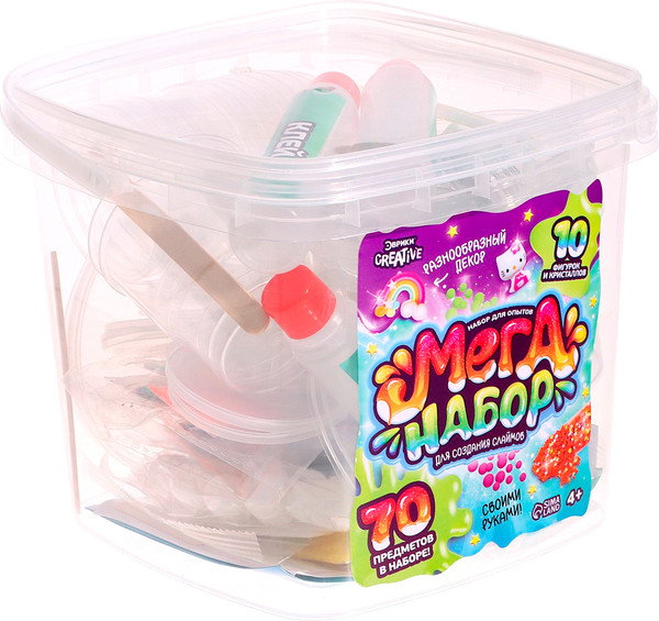 Изображение товара Набор для создания слайма Эврики Меганабор для создания слаймов / 10528057