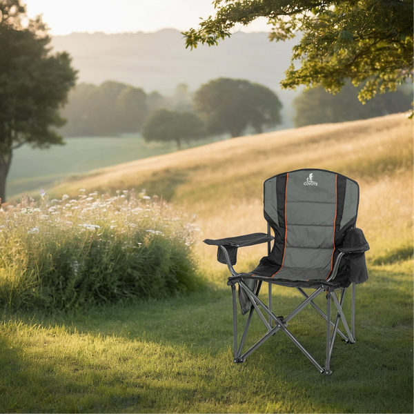 Изображение товара Кресло складное Coyote HKC-1146L (серый/черный)