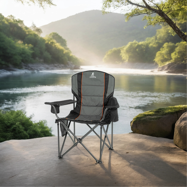 Изображение товара Кресло складное Coyote HKC-1146L (серый/черный)