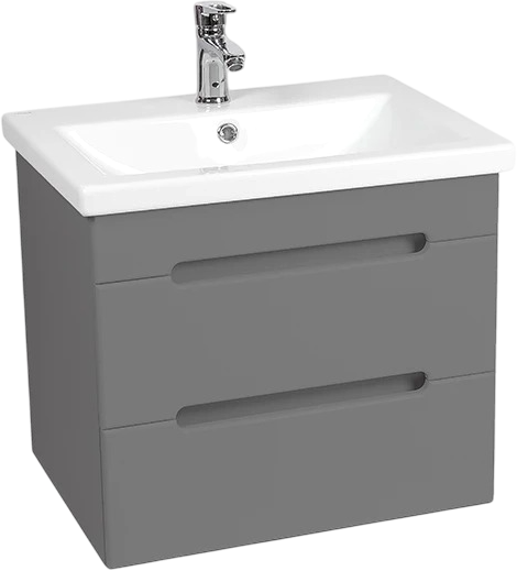 Изображение товара Тумба с умывальником Viant Марсель Como 50 / VMAR50COG-T2YP+S-UM-COM50/1-w