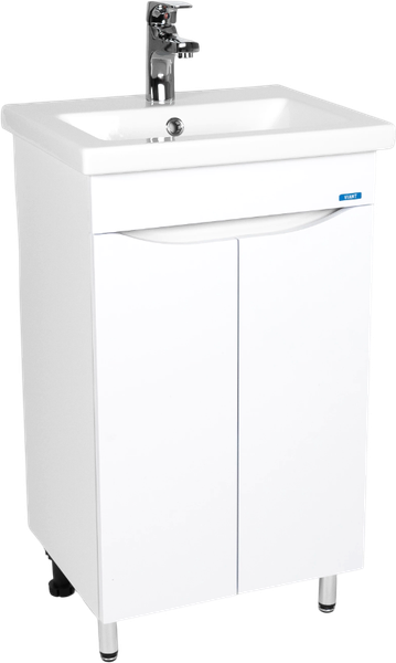 Изображение товара Тумба с умывальником Viant Рим Como 50 / VRIM50CO-T2ST+S-UM-COM50/1-w