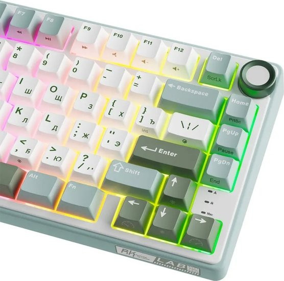 Изображение товара Клавиатура Royal Kludge R75 (K Silver Switch/Sky Cyan)