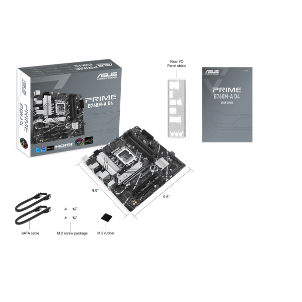 Изображение товара Материнская плата Asus Prime B760M-A D4-CSM