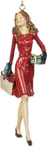 Изображение товара Елочная игрушка Goodwill Xmas 2024 Девушка в красном / MC 38122_2