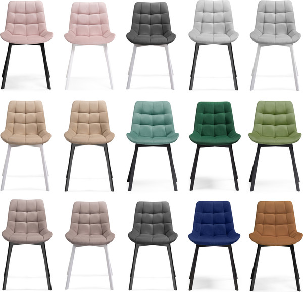 Изображение товара Стул Notta Челси (черный/светло-серый)