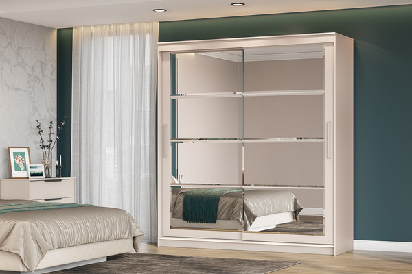 Изображение товара Шкаф-купе NN мебель К ШКП 3 2.0 Макс (меланж)