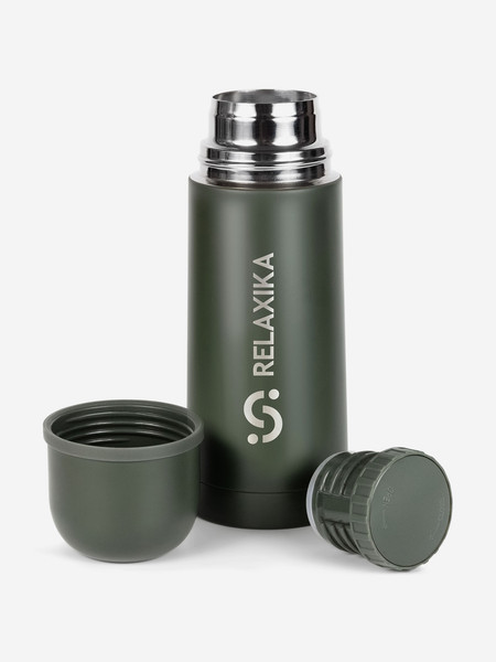 Изображение товара Термос для напитков Relaxika 101 (350мл, хаки)