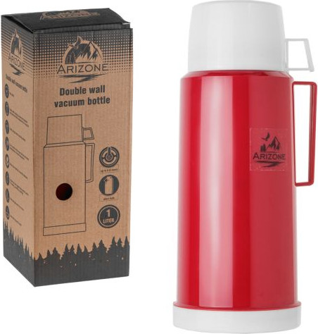 Изображение товара Термос для напитков Arizone 27-226442 (1л, бордовый)