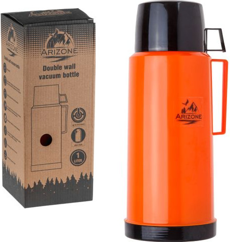Изображение товара Термос для напитков Arizone 27-226443 (1л, оранжевый)