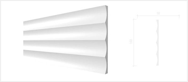 Изображение товара Панель дюрополимерная Decor-Dizayn DD917 (180x10x3000)