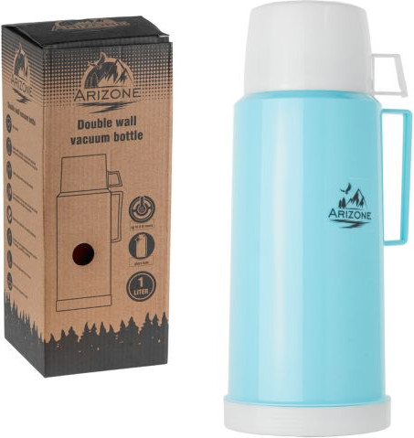 Изображение товара Термос для напитков Arizone 27-226444 (1л, бирюзовый)