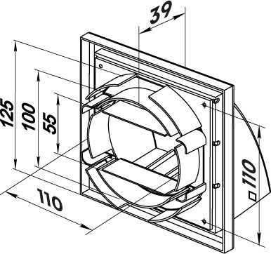 Изображение товара Колпак вентиляционный Zernberg Hood 1515 Brown / 10417471