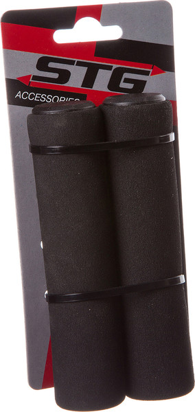 Изображение товара Грипсы для велосипеда STG HL-GR14+HL-04 / Х68707 (черный)