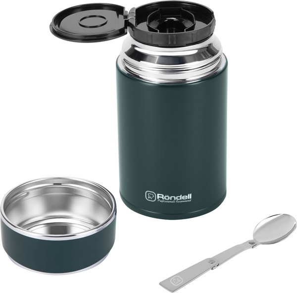Изображение товара Термос для еды Rondell Aventura RDS-1660 (морская волна, с чехлом)