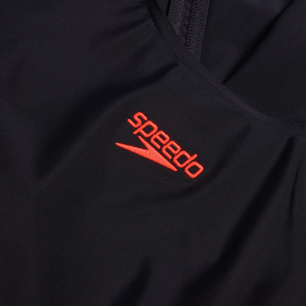 Изображение товара Купальник для плавания Speedo Colourblock 2.0 Muscleback / 8-00424817558 (р.40, черный/бирюзовый/коралловый)