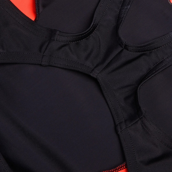 Изображение товара Купальник для плавания Speedo Colourblock 2.0 Muscleback / 8-00424817558 (р.40, черный/бирюзовый/коралловый)