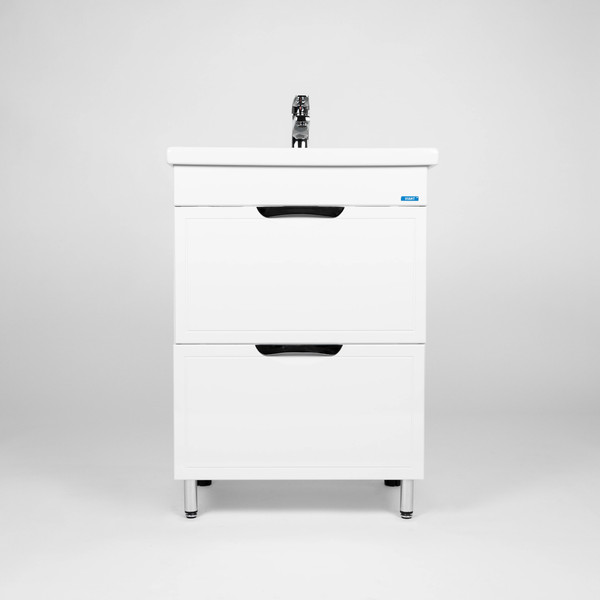 Изображение товара Тумба с умывальником Viant Лима Como 60 / VLIM60CO-T2Y+S-UM-COM60/1-w