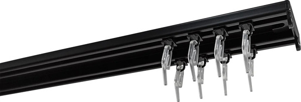 Изображение товара Карниз для штор Эскар Катал 7 / 242474350 (3.5м, черный матовый)