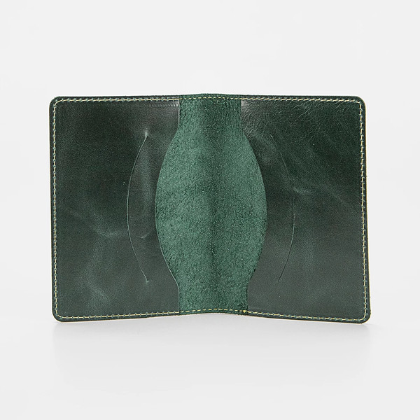 Изображение товара Обложка на паспорт Poshete 604-131-V-K/NP-GRN (зеленый)