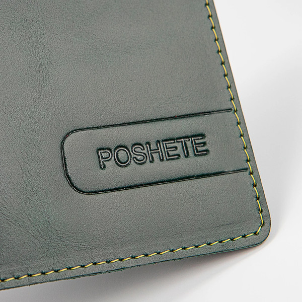Изображение товара Обложка на паспорт Poshete 604-131-V-K/NP-GRN (зеленый)