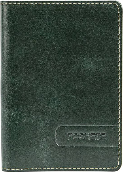 Изображение товара Обложка на паспорт Poshete 604-131-V-K/NP-GRN (зеленый)