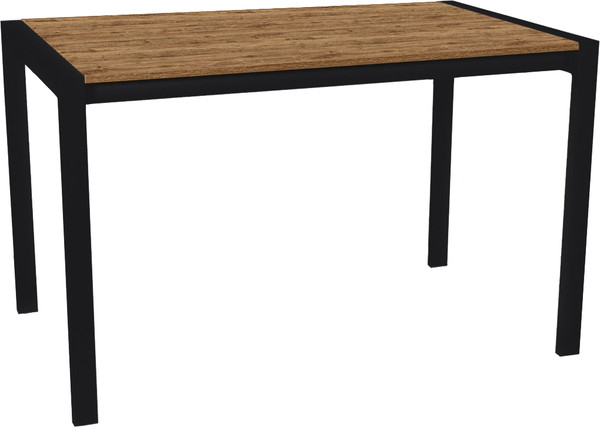 Изображение товара Обеденный стол Древпром М91 Кастел ДП1-01-12 120-160x70 (дуб вотан/черный матовый)