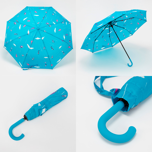 Изображение товара Зонт складной Rain Berry 734-2313-BLU (голубой)