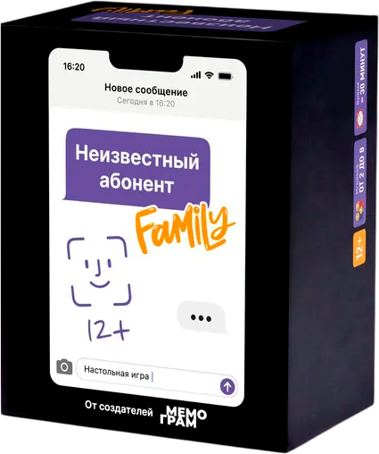 Изображение товара Настольная игра Мемограм Неизвестный абонент Family