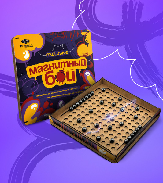 Изображение товара Настольная игра Мемограм Магнитный бой Exclusive
