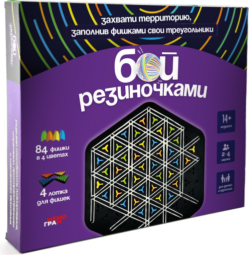 Изображение товара Настольная игра Мемограм Бой резиночек