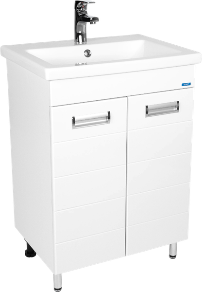 Изображение товара Тумба с умывальником Viant Вена Como 60 / VVEN60CO-T2ST+S-UM-COM60/1-w