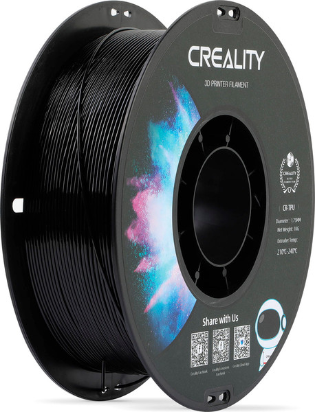 Изображение товара Пластик для 3D-печати Creality CR-TPU 1.75мм / 3301040040 (1кг, черный)