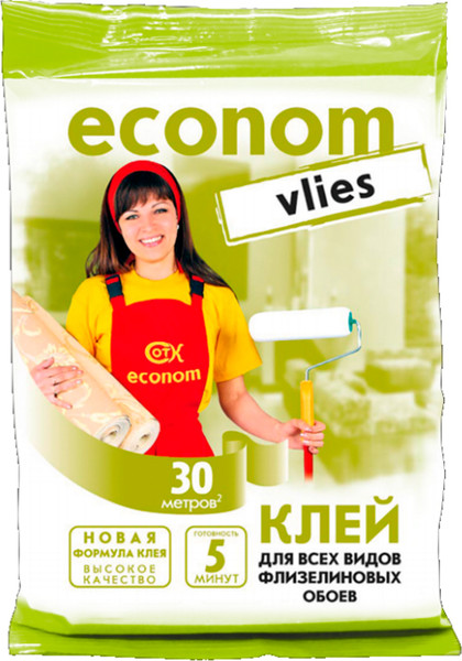Изображение товара Клей для обоев Ecolux Econom Флизелин (250г)