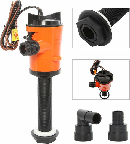 Изображение товара Помпа водоотливная для лодки Ho Star Limited Аэраторная 600 GPH 12V 3.0A sf50180-2