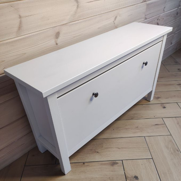 Изображение товара Тумба для обуви ММЦ Кантри 01 (белый лак)