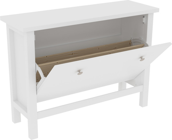 Изображение товара Тумба для обуви ММЦ Кантри 01 (белый лак)