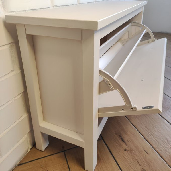 Изображение товара Тумба для обуви ММЦ Кантри 01 (белый лак)