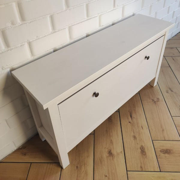 Изображение товара Тумба для обуви ММЦ Кантри 01 (белый лак)