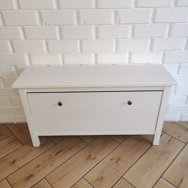 Изображение товара Тумба для обуви ММЦ Кантри 01 (белый лак)