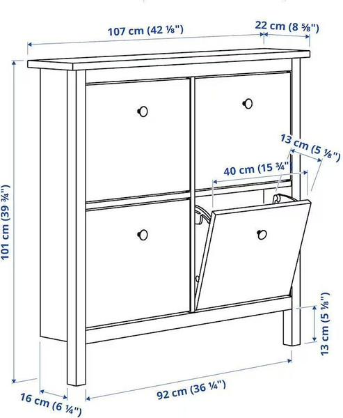 Изображение товара Тумба для обуви ММЦ Кантри 04 (блэк)