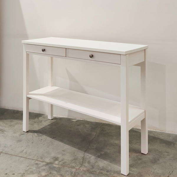 Изображение товара Консольный столик ММЦ Кантри 110x40 (белый лак)