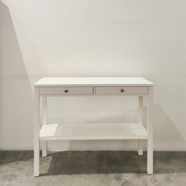 Изображение товара Консольный столик ММЦ Кантри 110x40 (белый лак)