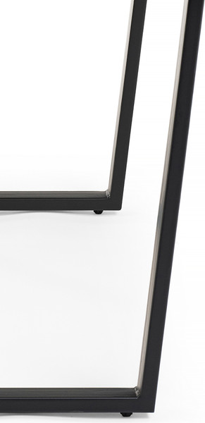 Изображение товара Обеденный стол Notta Лота Лофт 140x80x75 (черный матовый/бетон)