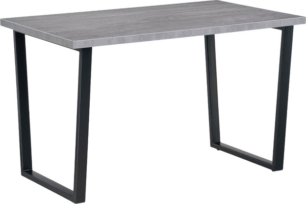 Изображение товара Обеденный стол Notta Лота Лофт 140x80x75 (черный матовый/бетон)
