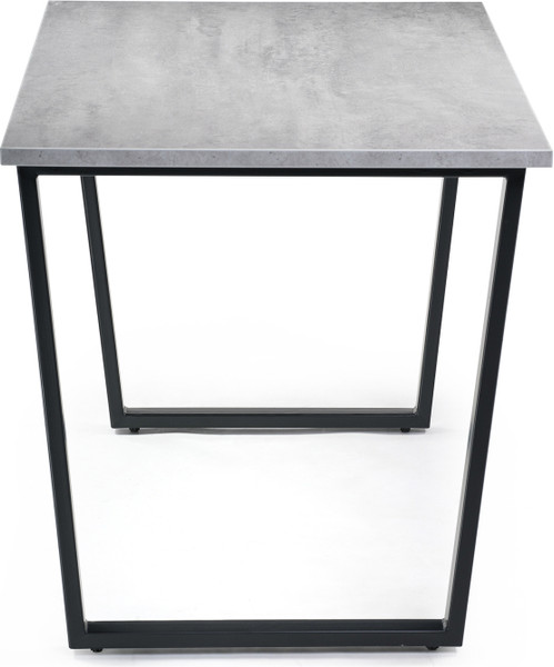 Изображение товара Обеденный стол Notta Лота Лофт 140x80x75 (черный матовый/бетон)