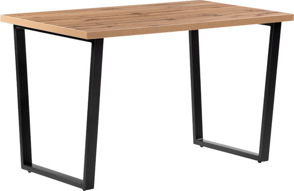 Изображение товара Обеденный стол Notta Лота Лофт 140x80x75 (дуб вотан/матовый черный)