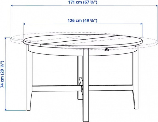 Изображение товара Обеденный стол ММЦ Кантри круглый (белый лак)