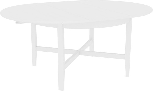 Изображение товара Обеденный стол ММЦ Кантри круглый (белый лак)