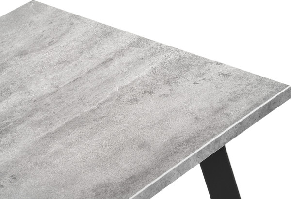 Изображение товара Обеденный стол Notta Тринити Лофт 140x80x75 (бетон/матовый черный)