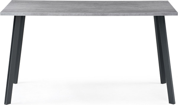Изображение товара Обеденный стол Notta Тринити Лофт 140x80x75 (бетон/матовый черный)